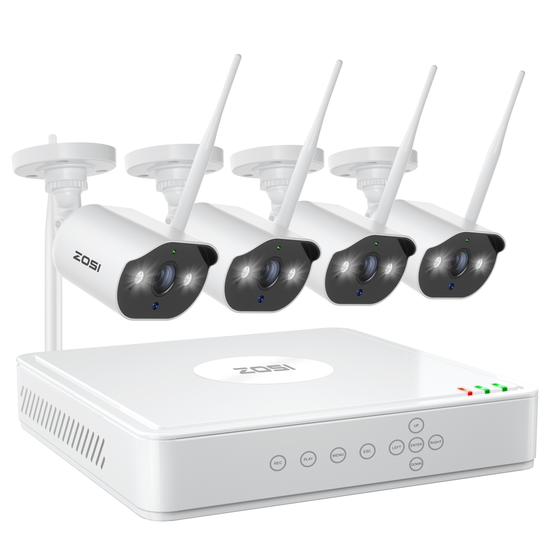 ZOSI Zhou Shi 5 Million HD POE Network Video Recorder Security Remote Outdoor Monitor Suit - Image 4