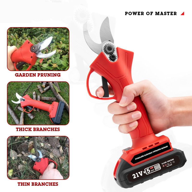Rechargeable Branch Shears Rough Electric Scissors Garden Tools - Image 1