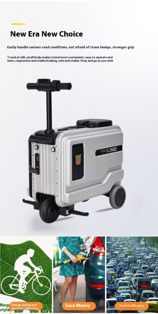Multifunctional Smart Boarding Bag Riding Suitcase