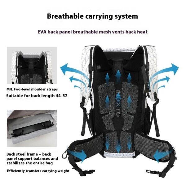 Mountaineering Bag Large Capacity Camping Off-road Waterproof Backpack - Image 5