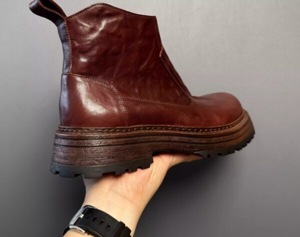 Retro Chelsea Men's Winter Worker Boot Mid-top British - Image 3