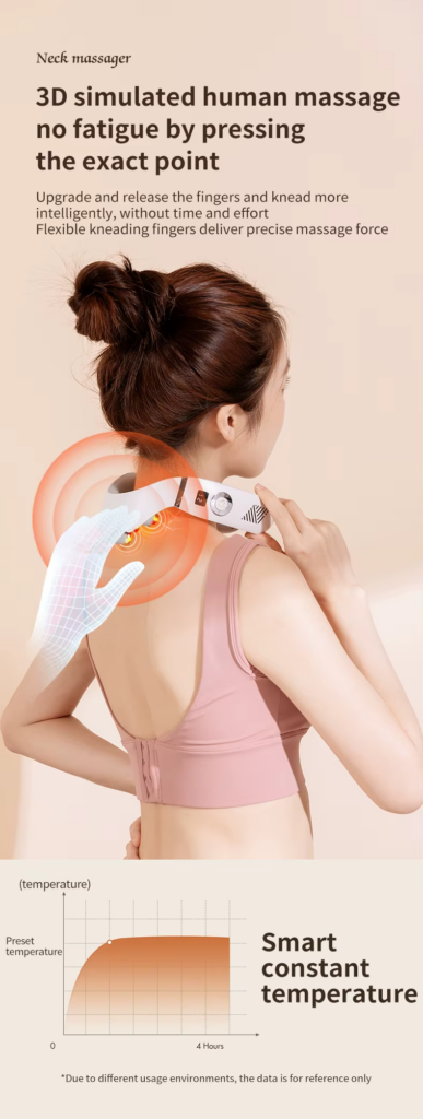 Wholesale Customized Wireless Personal Portable Neck Wearable Massagers Cold And Warm Hanging Neck Massager