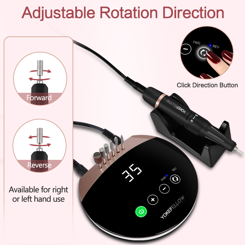 New Upgrade 35000RPM Electric Nail Drill Machine For Acrylic - Image 6