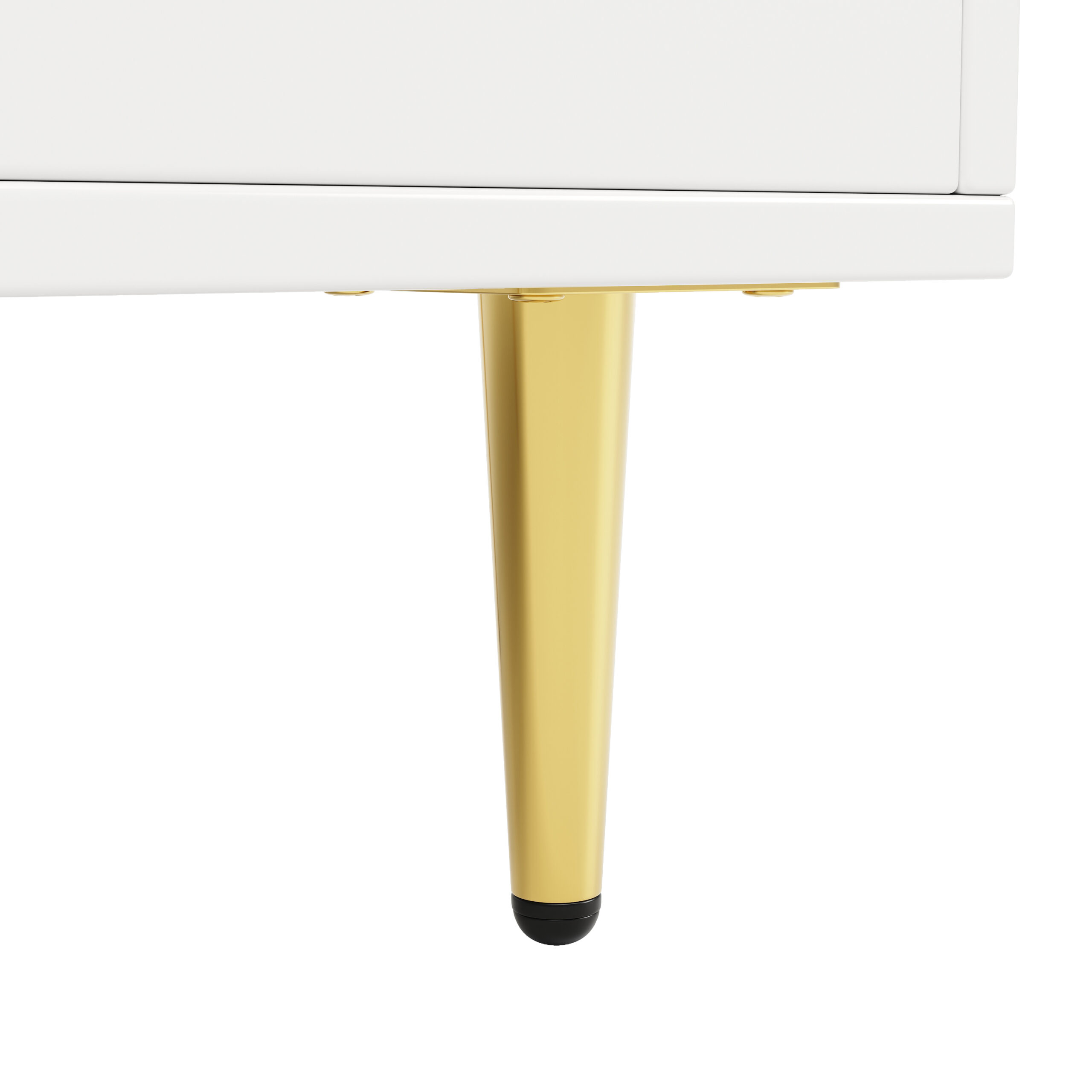 Multi-purpose Storage Cabinet145 X 39 X 171 Cm, Modern Design, With Changhong Glass Door, Wine Glass Holder, Multi-layered Storage Space, White With Gold Decoration, Suitable For Home And Restaurant - Image 18