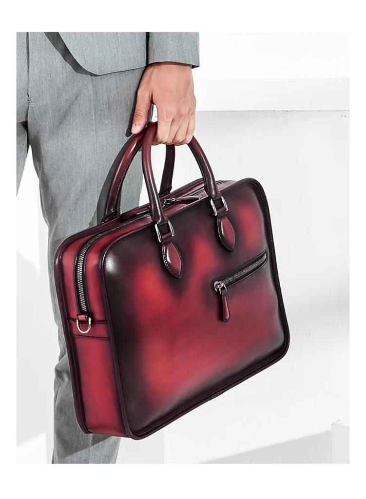 Hand-rubbed Vintage Business Bag
