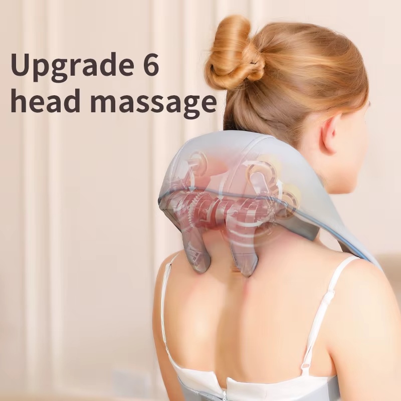Electric Shiatsu Neck And Shoulder Massager Pillow Gift Idea For Men & Women Portable Neck Massage Pillow - Image 4