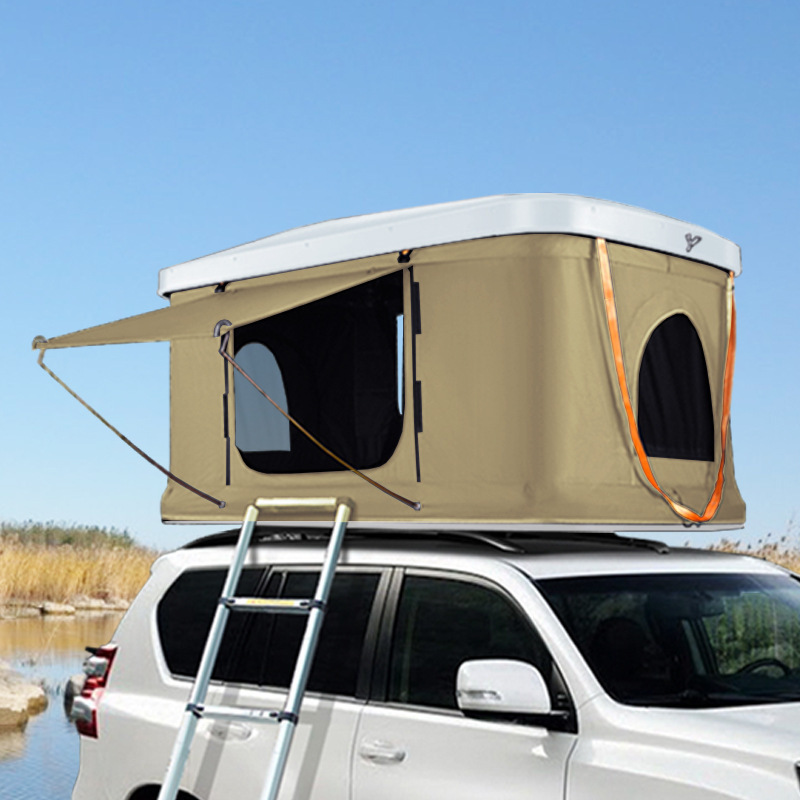 Self-driving Tour Camping Camping Hard Shell Outdoor Folding Roof Tent - Image 1