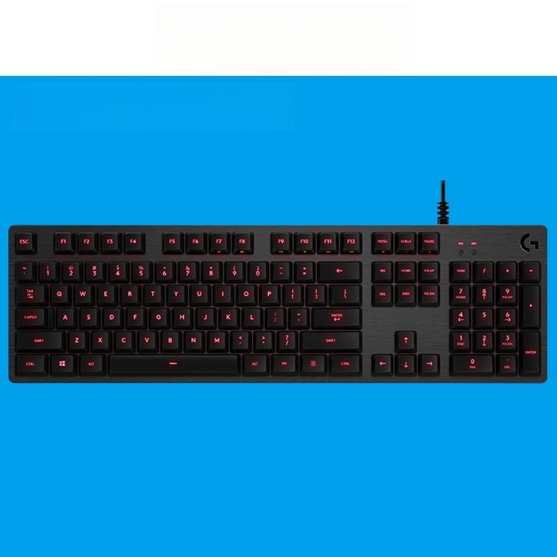 G413 Gaming Electronic Sports Mechanical Keyboard Desktop Backlight 104 Key Metal Panel - Image 10