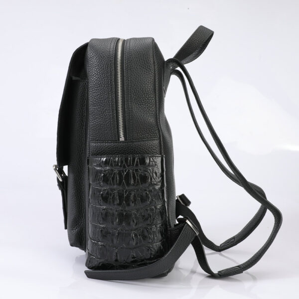 Crocodile Bone Leather Fabric Leisure Men's Real-leather Bag - Image 10