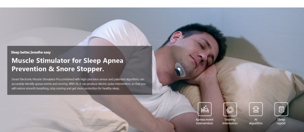 Smart Anti Snoring Device Electronic Muscle Stimulator Pro