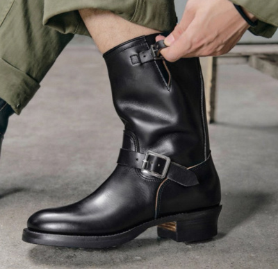 Martin With A Side Zipper For Riders Long Motorcycle Boots - Image 17