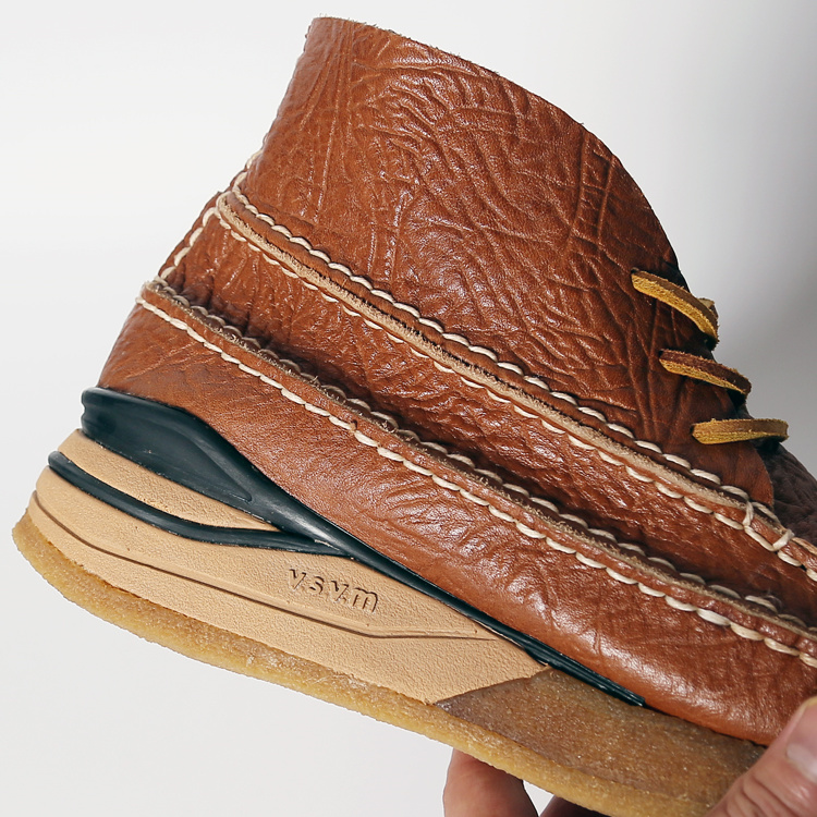 Men's Cowhide Vintage Handmade Stitching Square Head Workwear Leather Shoes