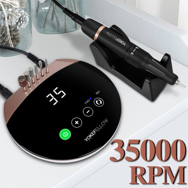 New Upgrade 35000RPM Electric Nail Drill Machine For Acrylic - Image 8
