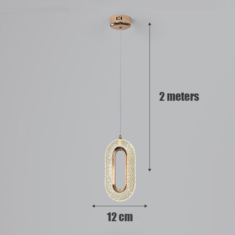 Light Luxury Postmodern Extremely Simple Head Small Chandelier - Image 8