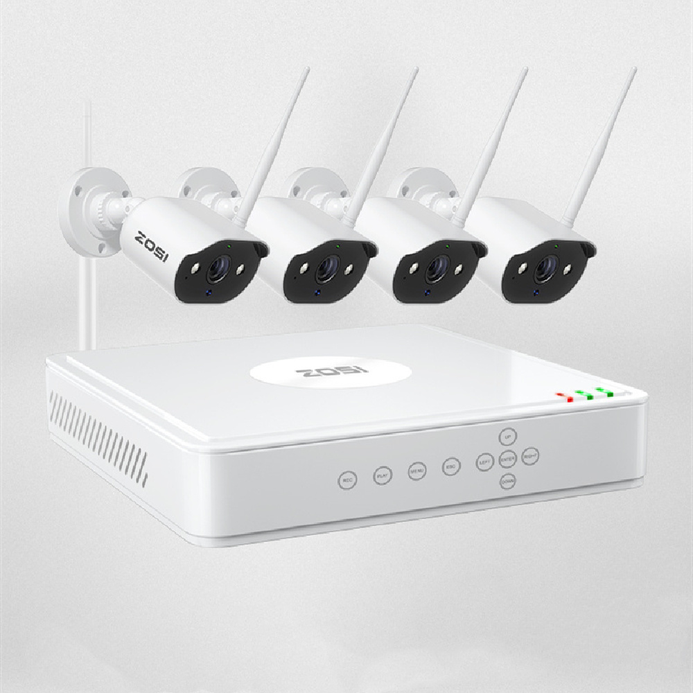 ZOSI Zhou Shi 5 Million HD POE Network Video Recorder Security Remote Outdoor Monitor Suit - Image 1