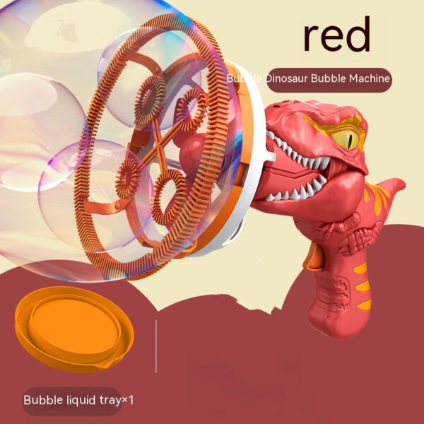Fan Dinosaur Bubble Machine Bubble Blowing Toy Children's Handheld Bubble Machine New Cartoon Blowing Bubble Gun Toy Gift - Image 24