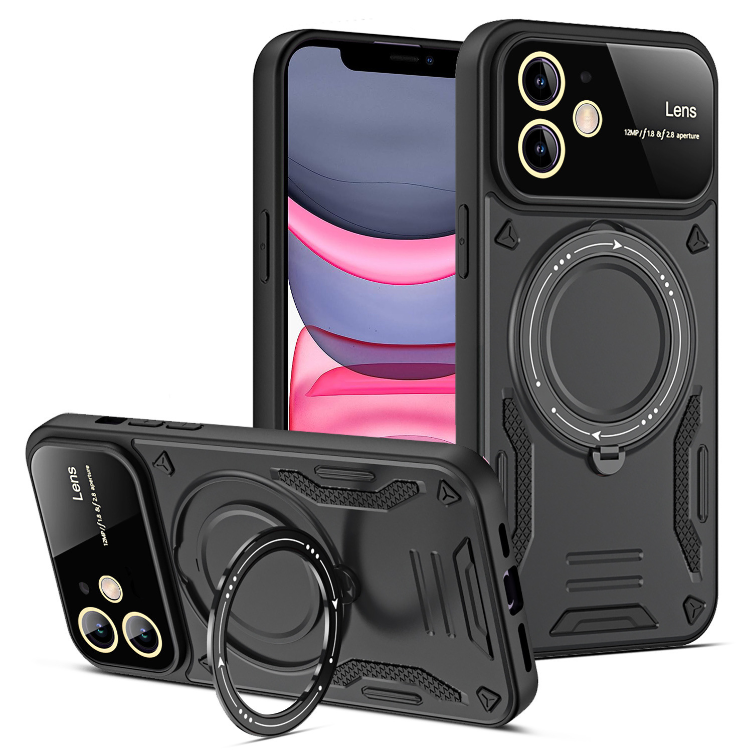 U-shield Large Window Magnetic Bracket Phone Case Advanced Sense Protective Cover - Image 16