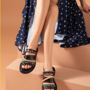 Women's Niche Roman Flat Sandals With A Sense Of Design - Image 7