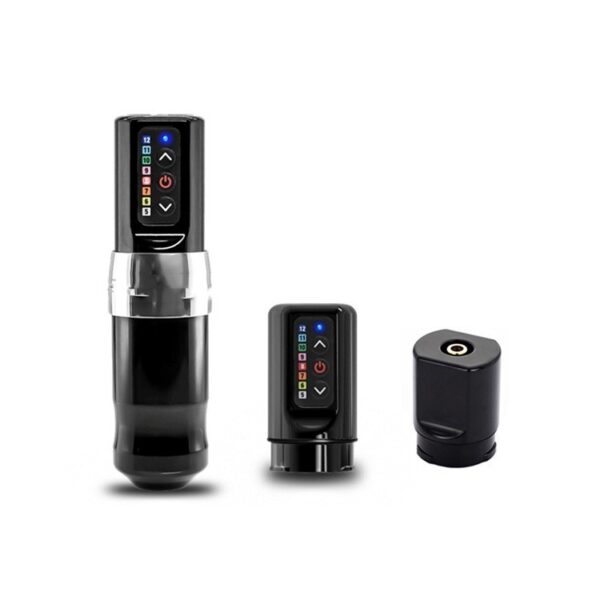 Tattoo Pen Machine Gun With Wireless Rechargeable Battery Supply - Image 4