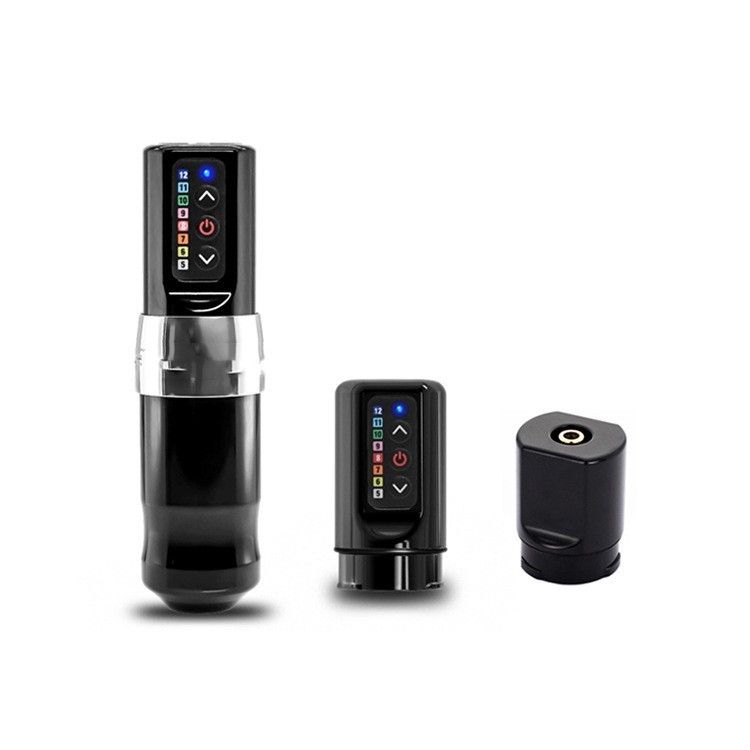 Tattoo Pen Machine Gun With Wireless Rechargeable Battery Supply - Image 4