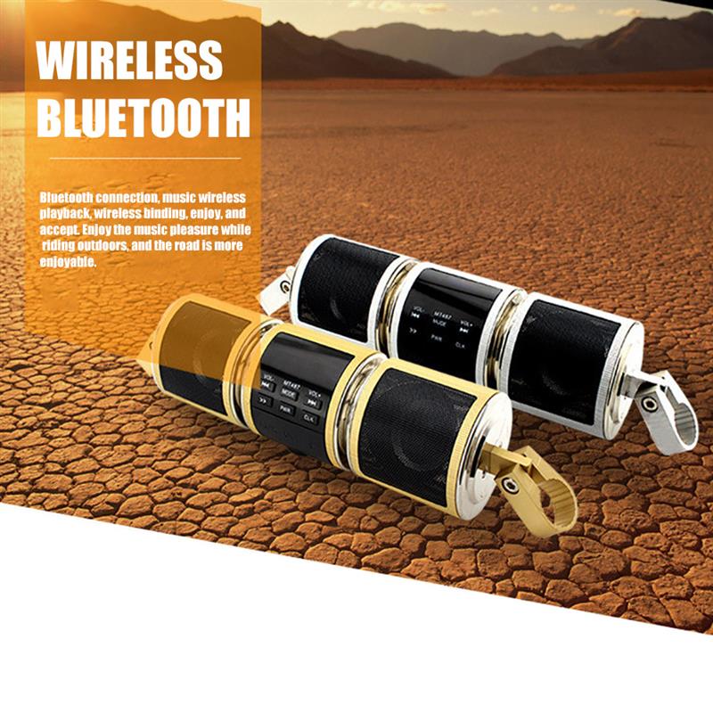 Motorcycle Bluetooth Music Player MP3 Motorcycle Stereo Speaker FM Radio Adjustable LED Screen - Image 13