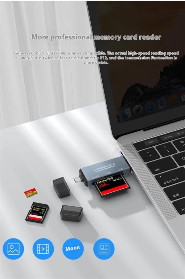 Cf Card Reader SD Car USB Three-in-one - Image 9