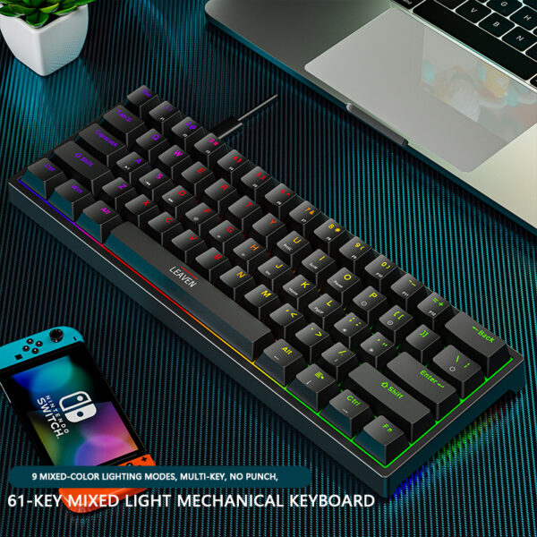 Plastic mechanical keyboard for games - Image 12