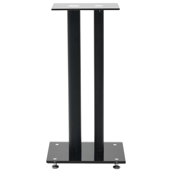 Speaker Stands, 2-Pack, Double Column Design, Tempered Glass - Image 8