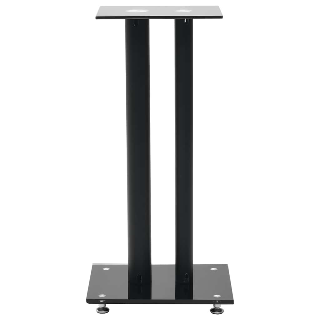 Speaker Stands, 2-Pack, Double Column Design, Tempered Glass - Image 8