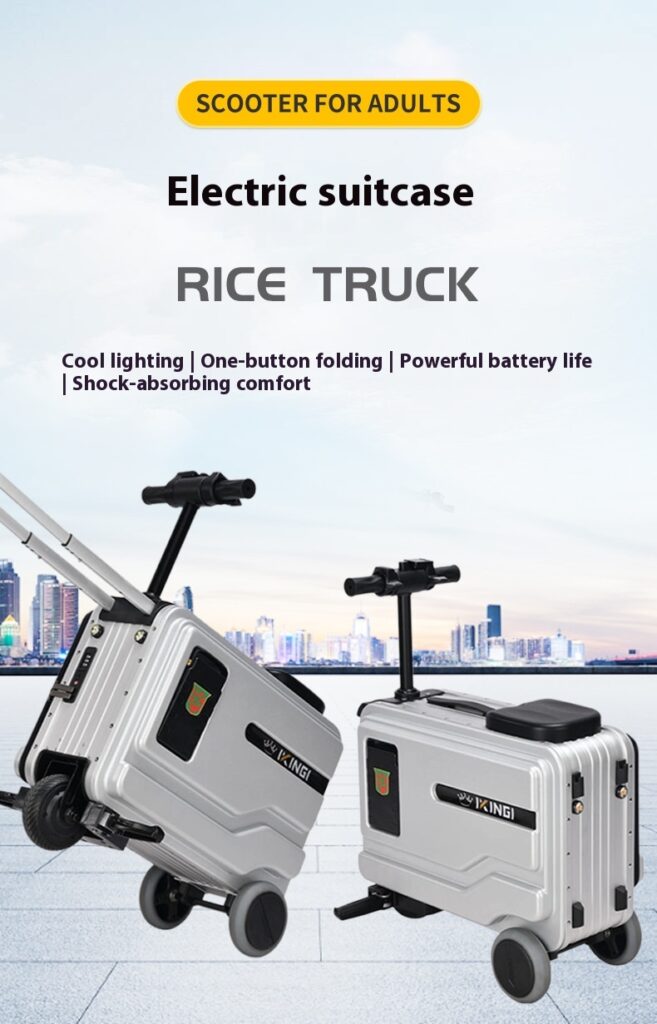 Multifunctional Smart Boarding Bag Riding Suitcase