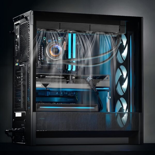 CPU Liquid Cooler AIO CPU Water Cooler With 3 PWN Fans(120 Mm) Intel AMD - Image 6