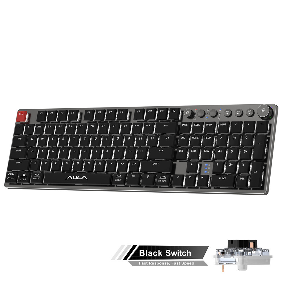 Wireless Mechanical Keyboard Thin 104 Keys - Image 12