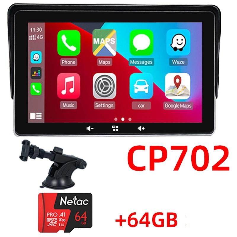 7inch On-board Wireless CarPlay Display Touch Screen - Image 7
