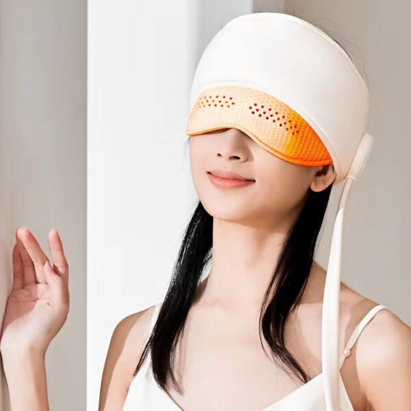 New Creative Sleep Aid Head Eye Massager Heating Pain Relief Relaxing Apparatusma Massage At Home - Image 3