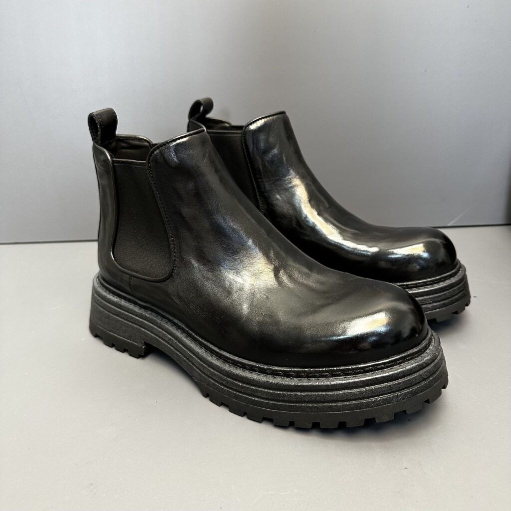 Men's Genuine Leather Retro Horse Leather High-top Martin Boots