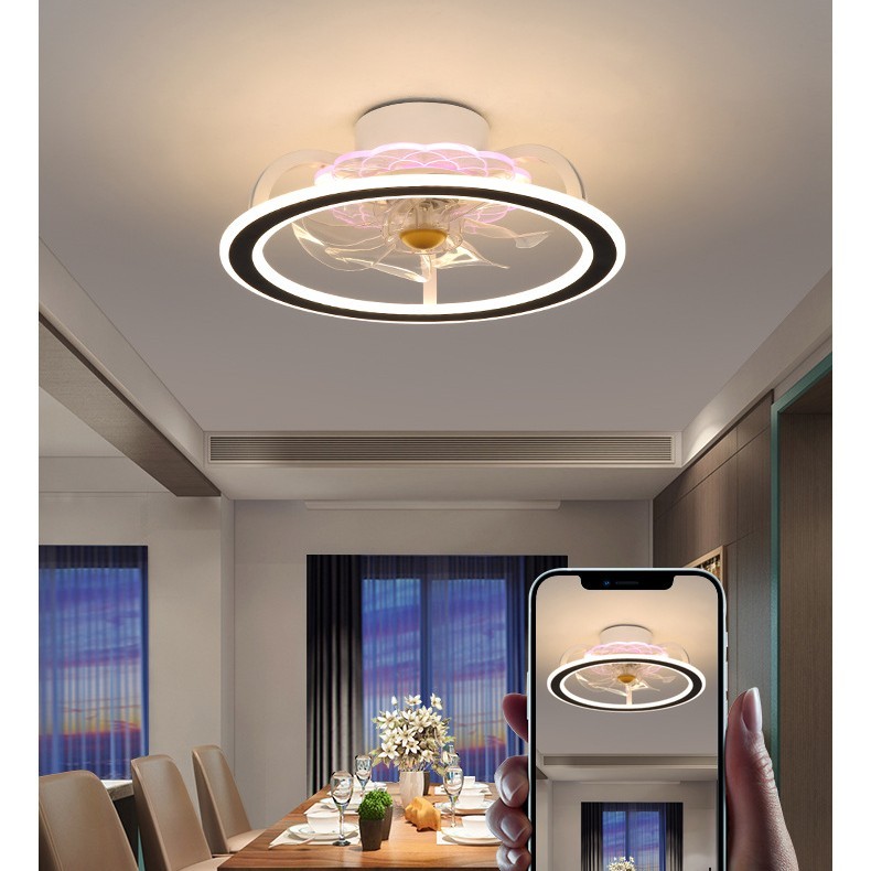 Bedroom Ceiling Lamp Modern Fan Lamp - Image 11
