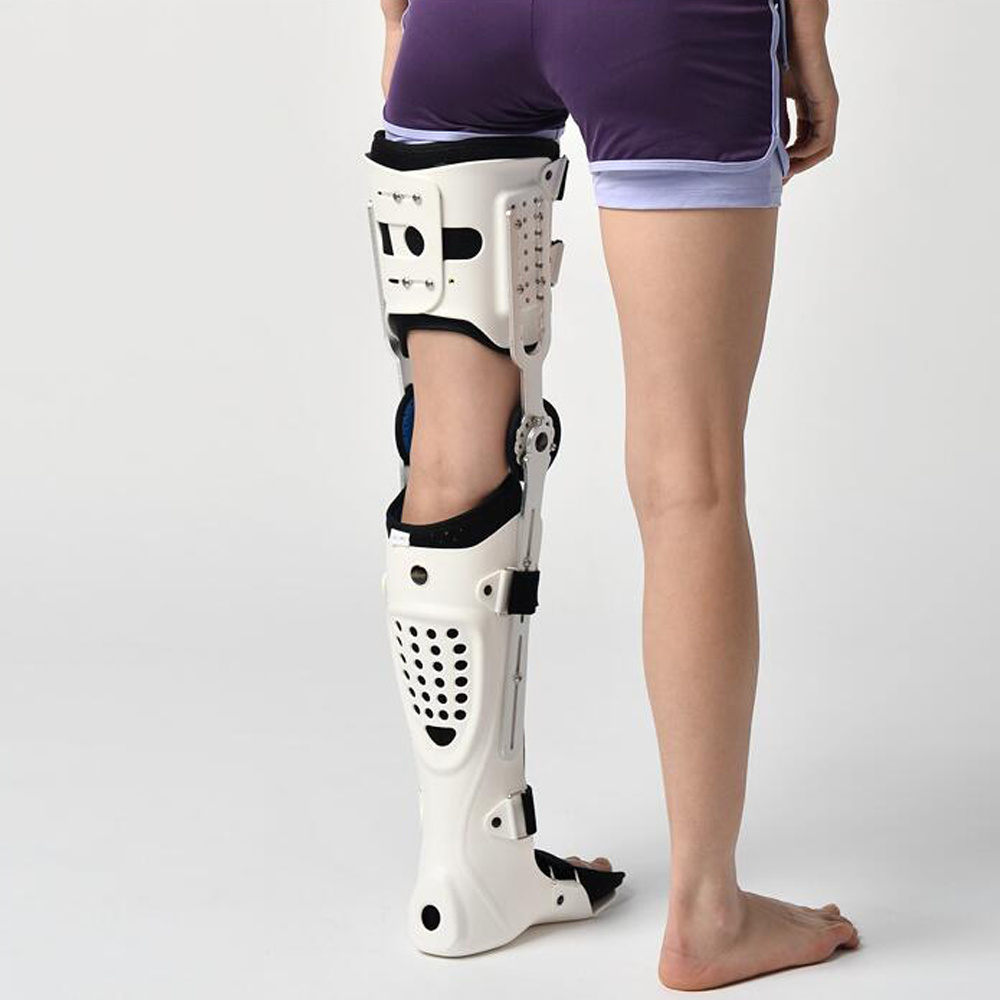 Fixed Hard Knee Ankle Foot Brace Orthosis Thigh Knee Knee Calf Ankle Fixed Bracket Brace - Image 9