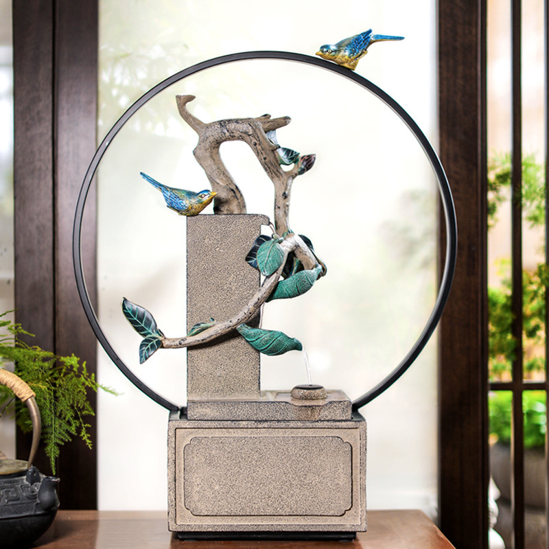 Rockery Flowing Water Fountain Indoor Living Room Creative - Image 1