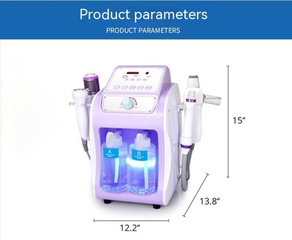 Six In One Hydrogen Oxygen Small Bubble Ultrasonic Induction Beauty Device - Image 7