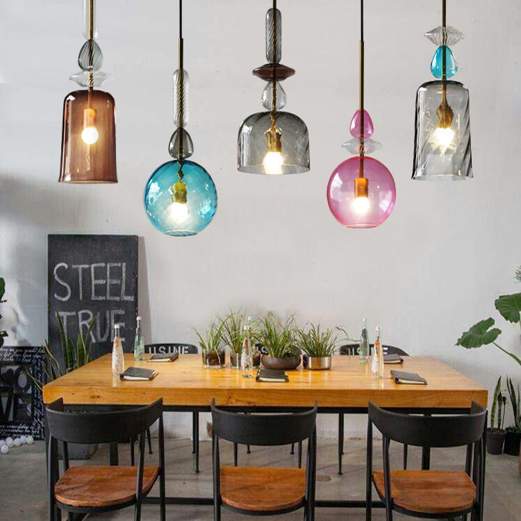 Bar Counter Macarons Candy Glass Chandeliers - Image 1