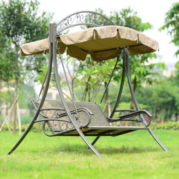 Outdoor Leisure Furniture Rocking Chair Iron Swing - Image 3
