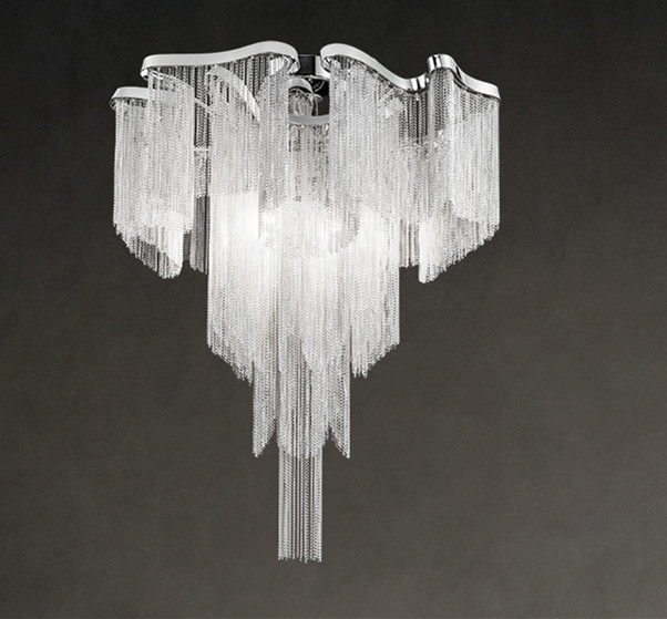 Nordic Light Luxury Tassel Aluminum Chain Living Room Ceiling - Image 11