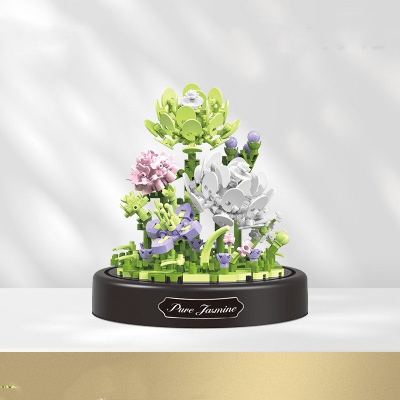 Small Particle Assembly Rose Decoration Toys - Image 17