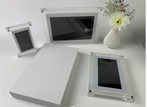 Acrylic Digital Photo Video Frame Battery New - Image 8