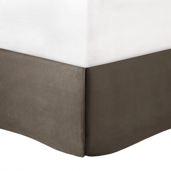 7 Piece Jacquard Comforter Set Brown Gold Cal King - Image 7