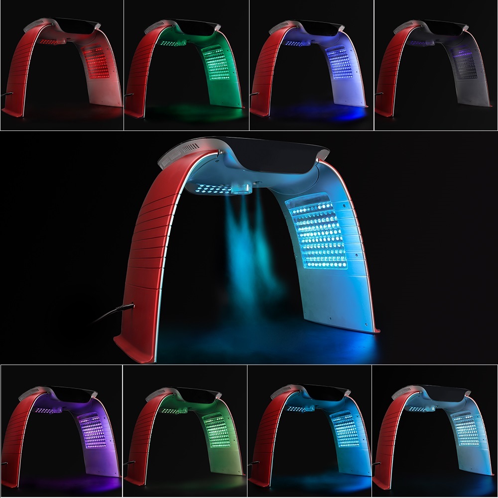 Colorful LED Photon Skin Rejuvenation Beauty Instrument Hot And Cold Spray - Image 8