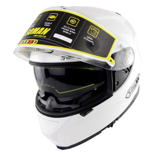 Motorcycle Electric Bicycle Riding Helmet With Anti-fog Double Lens - Image 2