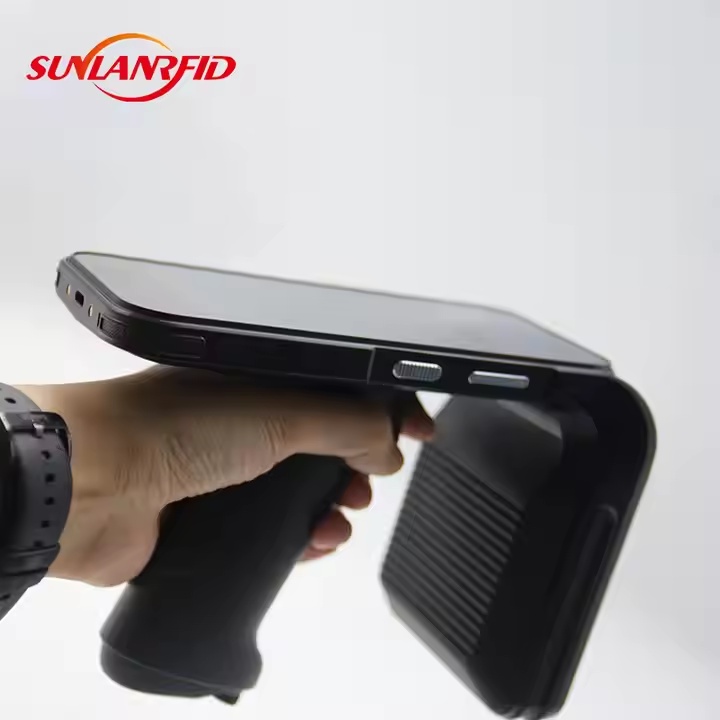 Portable Long-Range UHF RFID Scanner Wireless Android Handheld Reader - Image 1
