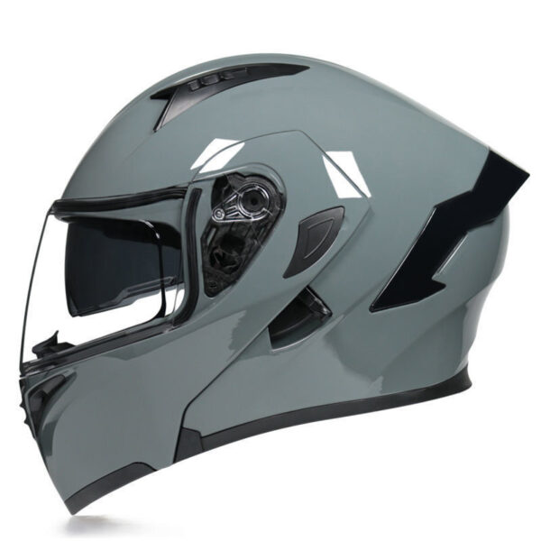Half Helmet Helmet Personality Winter Locomotive Gray - Image 6