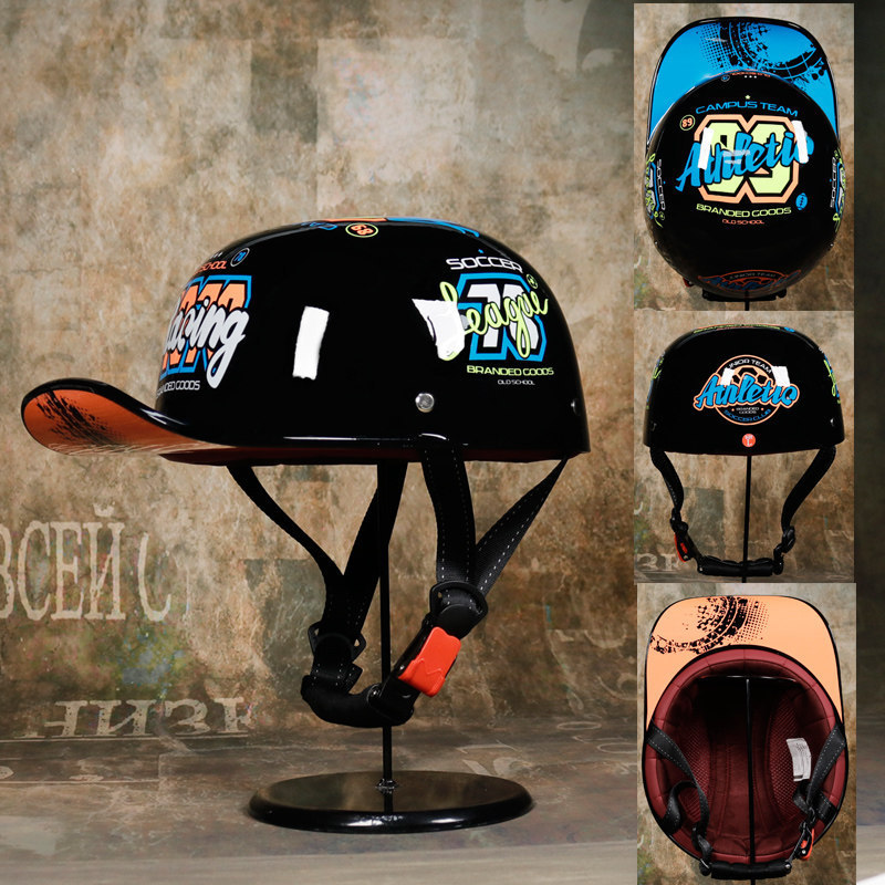 Motor Car Half Helmet Scooter Scoop Helmet  Helmet - Image 14
